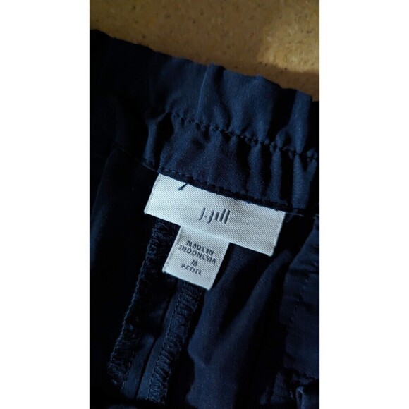 J.Jill Crop Elastic Waist Side Zip Modal Wide Leg Flood Pants‎ Medium Petite - Picture 4 of 9